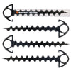 Small Ground Anchor - Black - 4 pack