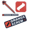 Orange Screw­® Sticker Pack